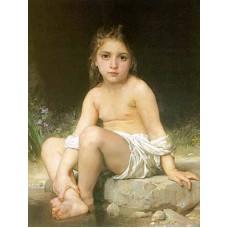 Схема вышивки s81-024 "Купающийся ребенок"