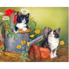 Схема вышивки s02kt-010 "Котята"