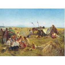 Схема вышивки s37-026 "Обед в поле"